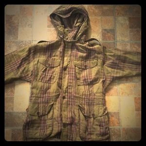 POLO plaid spring jacket.